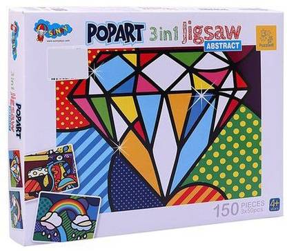 variety palace Pop Art 3 In 1 Abstract Jigsaw Puzzle