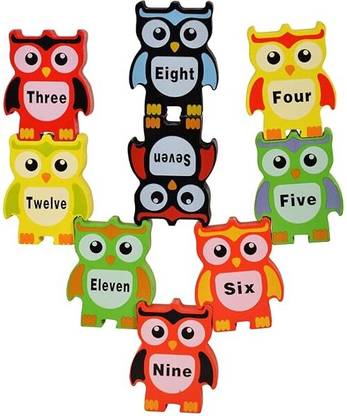 NANHE SHARKS owl stacking balancing game building blocks