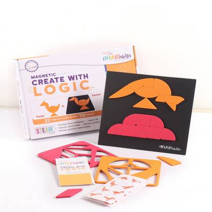FIRSTCRY INTELLISKILLS STEAM Series Magnetic Create with Logic -