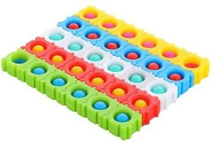 RAGVEE Toys Pop It Puzzle, Push Pop Bubble Toy, Plastic Fidget Sensory Toy