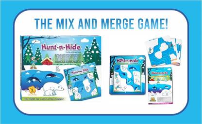 zokato Hunt N Hide- Mix & Merge (Ice & Water) Brain Puzzle Game for Kids