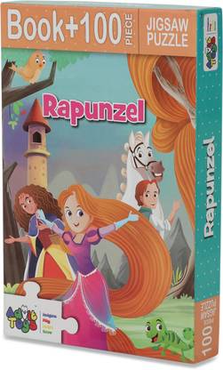 advit toys Rapunzel-Jigsaw Puzzle (100 Piece + Educational Fun Fact Book Inside)