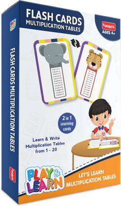 FUNSKOOL Play & Learn-Multiplication Table, Flash Cards