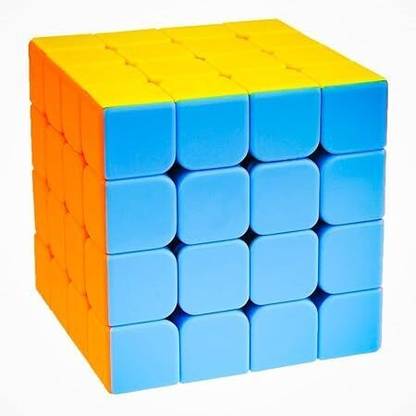 Jericos 4x4x4 Magic Speed Stickerless Cube Puzzle
