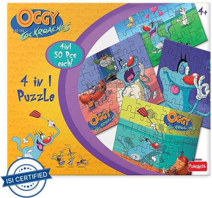 FUNSKOOL Oggy 4 in 1 Puzzle