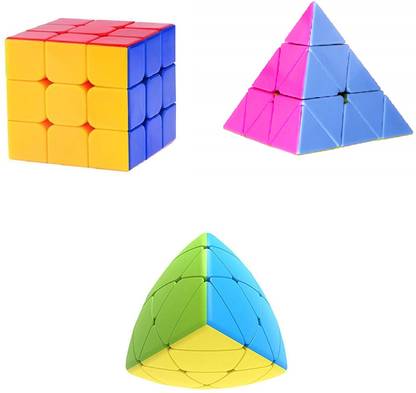 littlewish cube of 3x3x3 pyramid and round pyramid