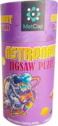 MetClap Astronaut Puzzle - Space-Themed Educational Toy for Kids (Multicolor)