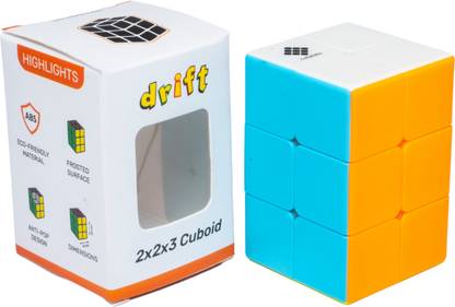 Cubelelo Drift 2x2x3 Cuboid Stickerless Speed Cube Puzzle