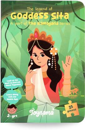 Toynama Sita Jigsaw Puzzles - 25 Pieces Puzzle With Learning App