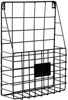 Indian Decor 38480 File Shelf, Nordic Simple Iron Wall Hanging Hanging Wall Shelf Iron Wall Shelf