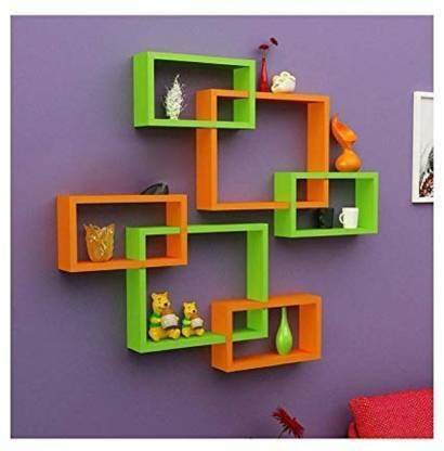 classiconline Designing MDF Wooden Wall Shelf