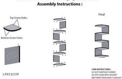 ZOOMART ZOOMEART MDF (Medium Density Fiber) Wall Shelf