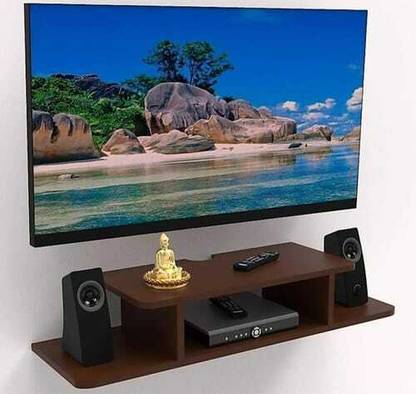 WOODENXDECOR TV Unit Wall Mount| TV Units| TV Unit Shelves| Wall Mount| Rack| Shelves| Racks| Wooden Wall Shelf