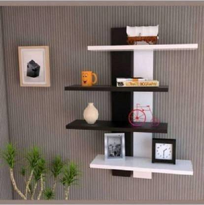 PepperWood Tree Shape Wall Mounted Shelves | Wall Rack Shelves | Book Shelf | MDF (Medium Density Fiber) Wall Shelf