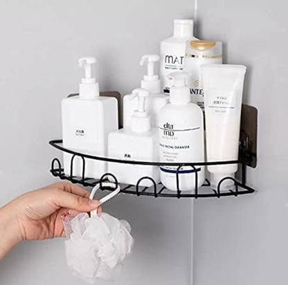 R V TRADING Stainless Steel Wall Mounted Rack Steel Wall Shelf