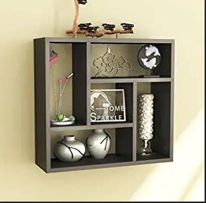 shreeji woodcraft Wooden Wall Shelf