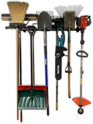 Indian Decor 41200 Tool Storage Rack - Max | Wall Mount Tools Home & Garage Storage Iron Wall Shelf