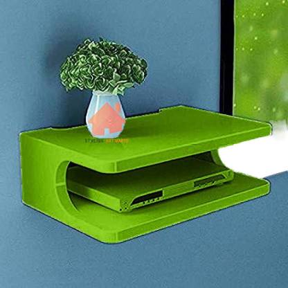 Stylish Art Maker Wall T.V Set up Box Stand, Wifi Stand Remote Stand Wall Shelf वुडेन, MDF (मीडियम डेंसिटी फाइबर) वॉल शेल्फ