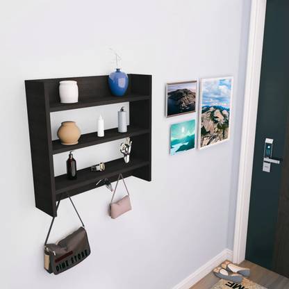 Dime Store Dime Store Engineered Wood Kitchen Storage Rack Wall Mounted Storage Shelf Wooden Wall Shelf