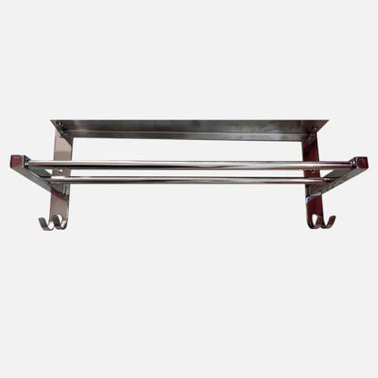 NTCD Multipurpose Single Hanging Rods Plus Steel Wall Shelf
