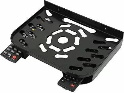 Alliswelltoo Setup box stand Plastic Wall Shelf