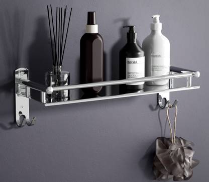 GRIVAN SS Bathroom Shelf Organizer, Hanger,Holder,Rack,Stand Bathroom Accessories