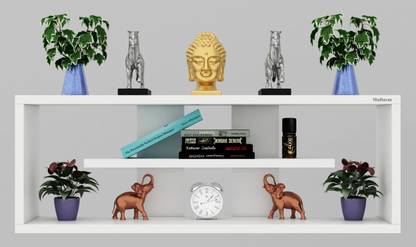Madhuran Engineered Wood Wall Mounted Bookshelf Box Racks Stands Shelves Wooden Wall Shelf