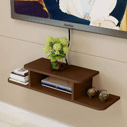 APGgroup Corner tv setup box stand wall mount wooden/t MDF (Medium Density Fiber) Wall Shelf