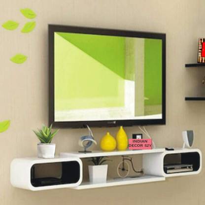 INDIAN DECOR SZY Wooden Set Top Box Wall Mount Shelf MDF (Medium Density Fiber) Wall Shelf