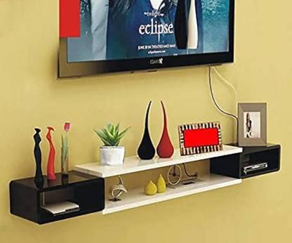 ImperailCrafts Incredible Artifact's Wall shelves Black White MDF (Medium Density Fiber) Wall Shelf