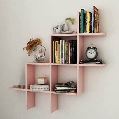 Tarzen MDF (Medium Density Fiber), Wooden Wall Shelf