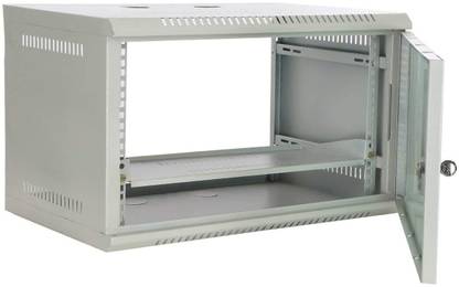 AD NET-POWER OF SPEED DVR Rack Wall Mount with Lock/Network Rack/Server Rack (DVR Rack 6U) Iron Wall Shelf