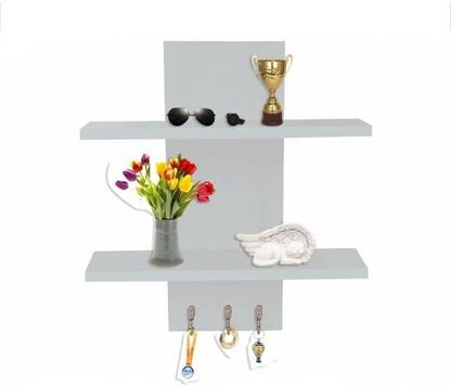 Bandana furnitures Display Unit Wooden Wall Shelf
