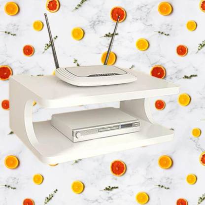 AmazingShopee wifi router set top box stand MDF (Medium Density Fiber) Wall Shelf