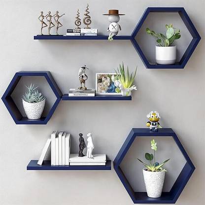 KHUSUBHDECOR MDF (Medium Density Fiber) Wall Shelf