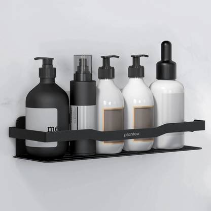 Plantex Shelf for Bathroom/Stainless Steel Rack for Kitchen/Multipurpose Shelf(12x4 In) Stainless Steel Wall Shelf