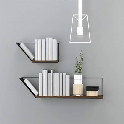 Torche Wall Mounted Shelves | Wall Mount Bookshlef | Wall Mounted Floating Shelves Wooden Wall Shelf
