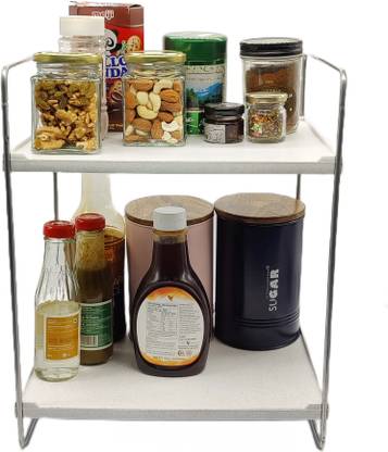 AppEasy Portable Shelf Rack Organizer for Storage Purpose Plastic Wall Shelf