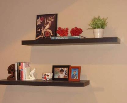 RIBAVARY RIBAVARY 20 INCH Floating Wall Shelves Wooden Wall Shelf