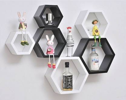 ENCORE DECOR MDF (Medium Density Fiber) Wall Shelf