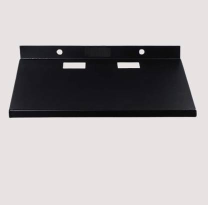Azra 2 Pice And Stylish Black Shelf for TV Units And Setup Box Iron Wall Shelf
