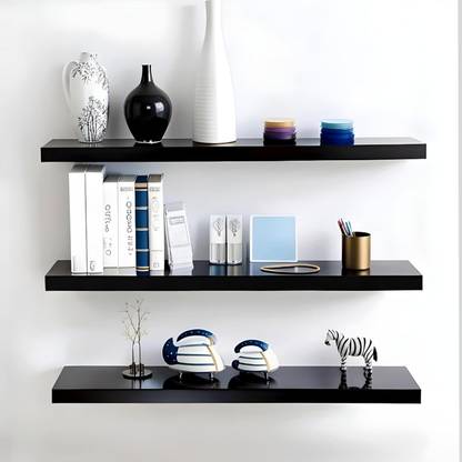 ANJNEYDECOR TRADERS MDF (Medium Density Fiber) Wall Shelf
