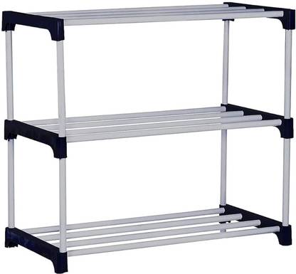 LOTSPEK Lotspek 3 layer rack for multipurpose rack for bookshelf shoes rack for home Plastic Wall Shelf
