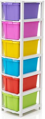 Ramadhani 6 Layer Plastic Multipurpose Drawer For Home Storage And Kitchen Storage Vanity Box