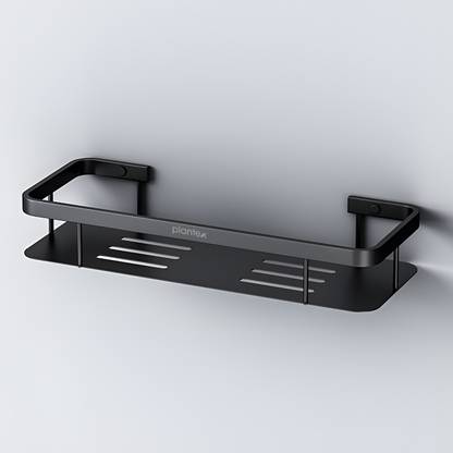 Plantex Shelf for Bathroom/Kitchen Rack - Bathroom Accessories - Pack of 2 (15X5 Inches) Stainless Steel Wall Shelf