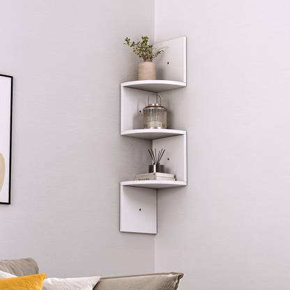 Baksh Bros ZIG ZAG DECORETIVE FOR HOME DECORE MDF (Medium Density Fiber) Wall Shelf_S33 Wooden Wall Shelf