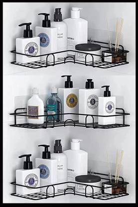 Porchex Bathroom Storage Organizer,Wall Mounted Shower Caddy Shelf Stainless Steel Wall Shelf