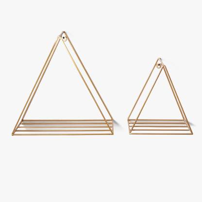 CASA DECOR Trendy Triangle Wall Shelf Wooden Wall Shelf