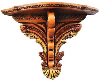 Atvika Arts Atvika Arts | Classic Wooden Decorative Wall Hanging Shelf Wooden Wall Shelf