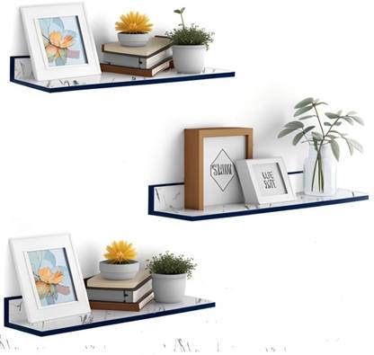 Dime Store Engineered Wood Wall Mounted Storage Floating Decorative Shelf Wooden Wall Shelf
